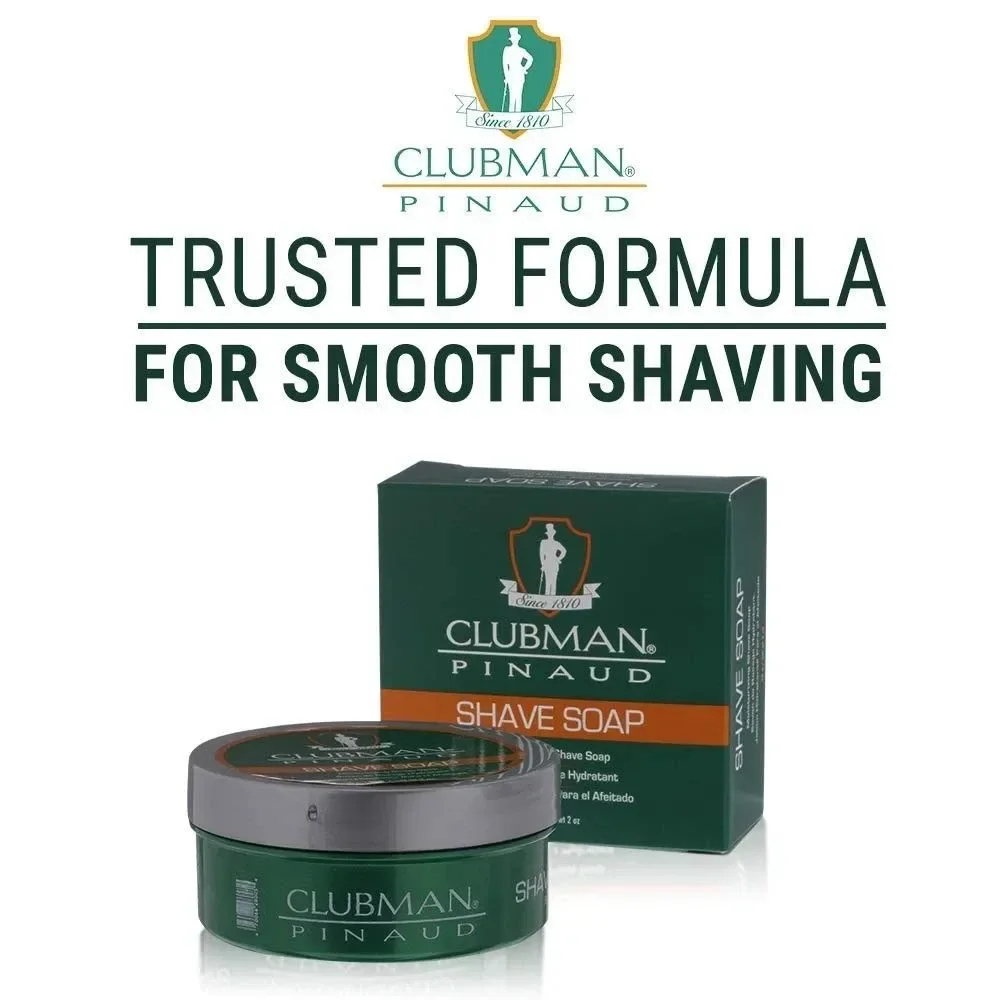 Clubman Pinaud Moisturizing Shave Soap 2oz